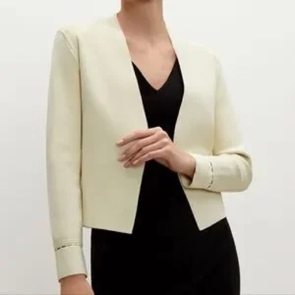 MM Lafleur Jackets & Blazers - MM Lafleur Large Sant Ambroeus Jardigan Ivory Blazer